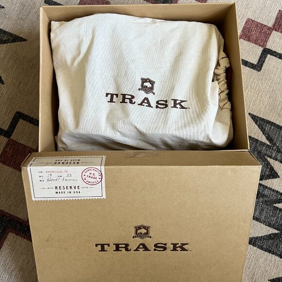 Trask Reserve Elkhorn Bison Leather Boots Men's 9.5 - Picture 9 of 9